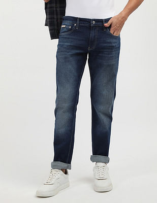 Calvin Klein Jeans Stone Washed Slim Fit Jeans