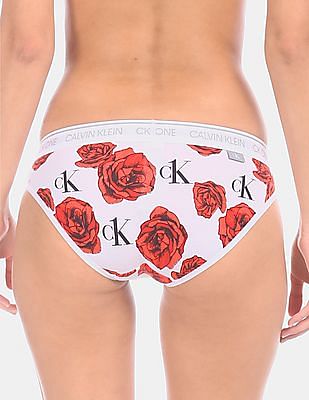 calvin klein floral underwear
