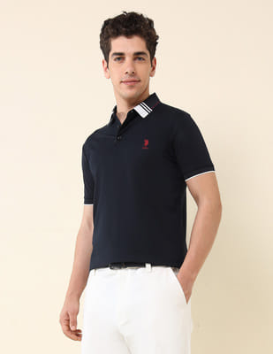 Buy U.S. Polo Assn. Solid Gentleman's Club Polo Shirt - NNNOW.com