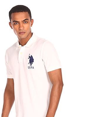 Buy U.S. Polo Assn. Short Sleeve Cotton Pique Polo Shirt - NNNOW.com