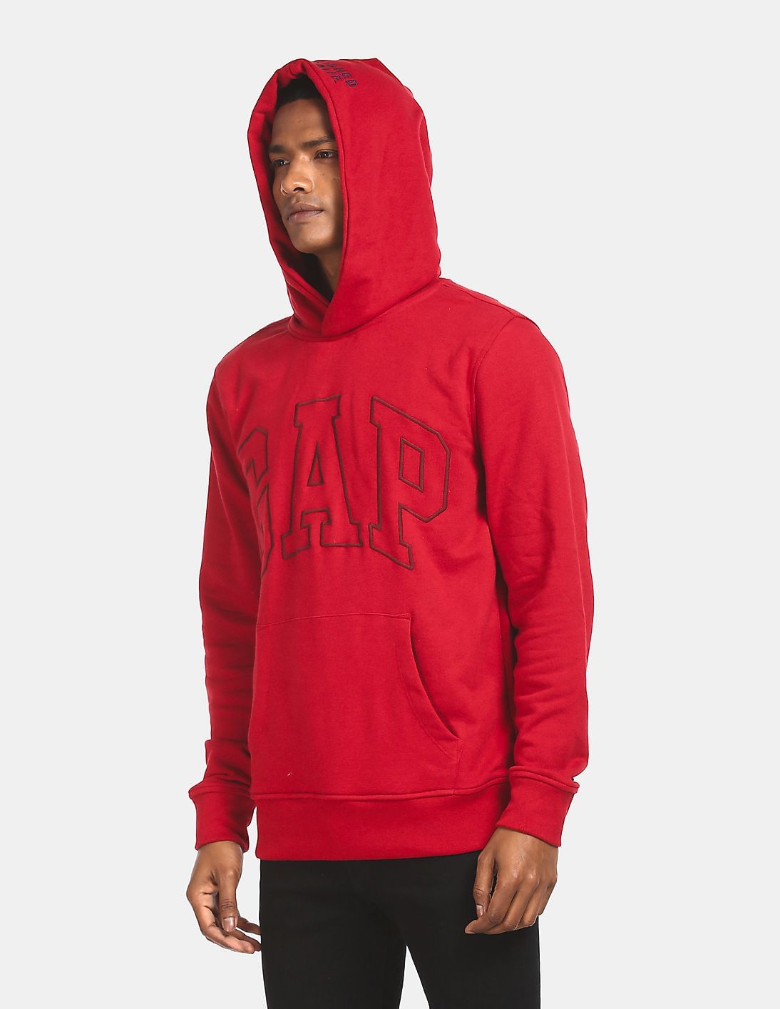 【送料&関税込】Stone  Logo Patch Long-sleeved Hoodie 3.jpg