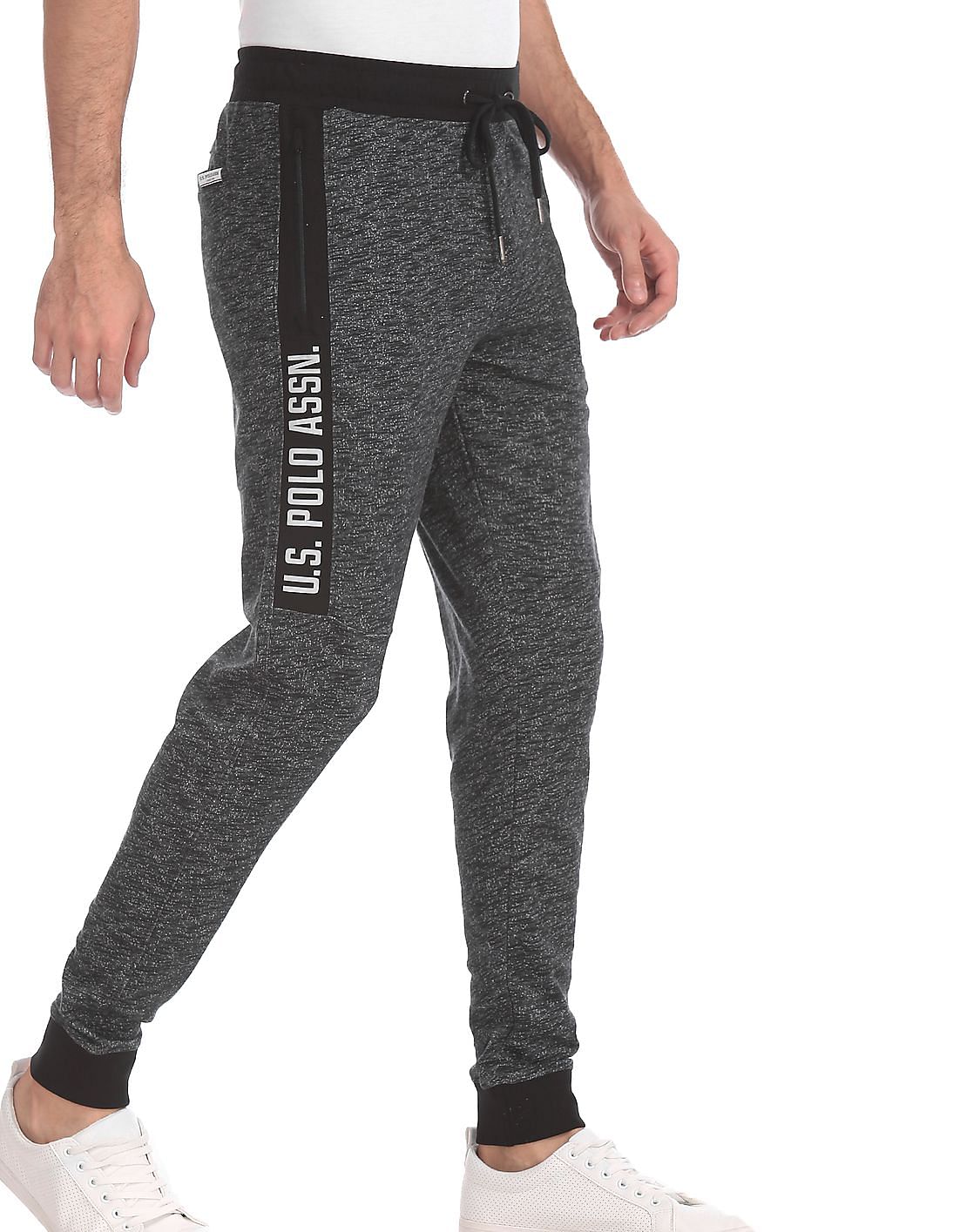 side panel joggers mens