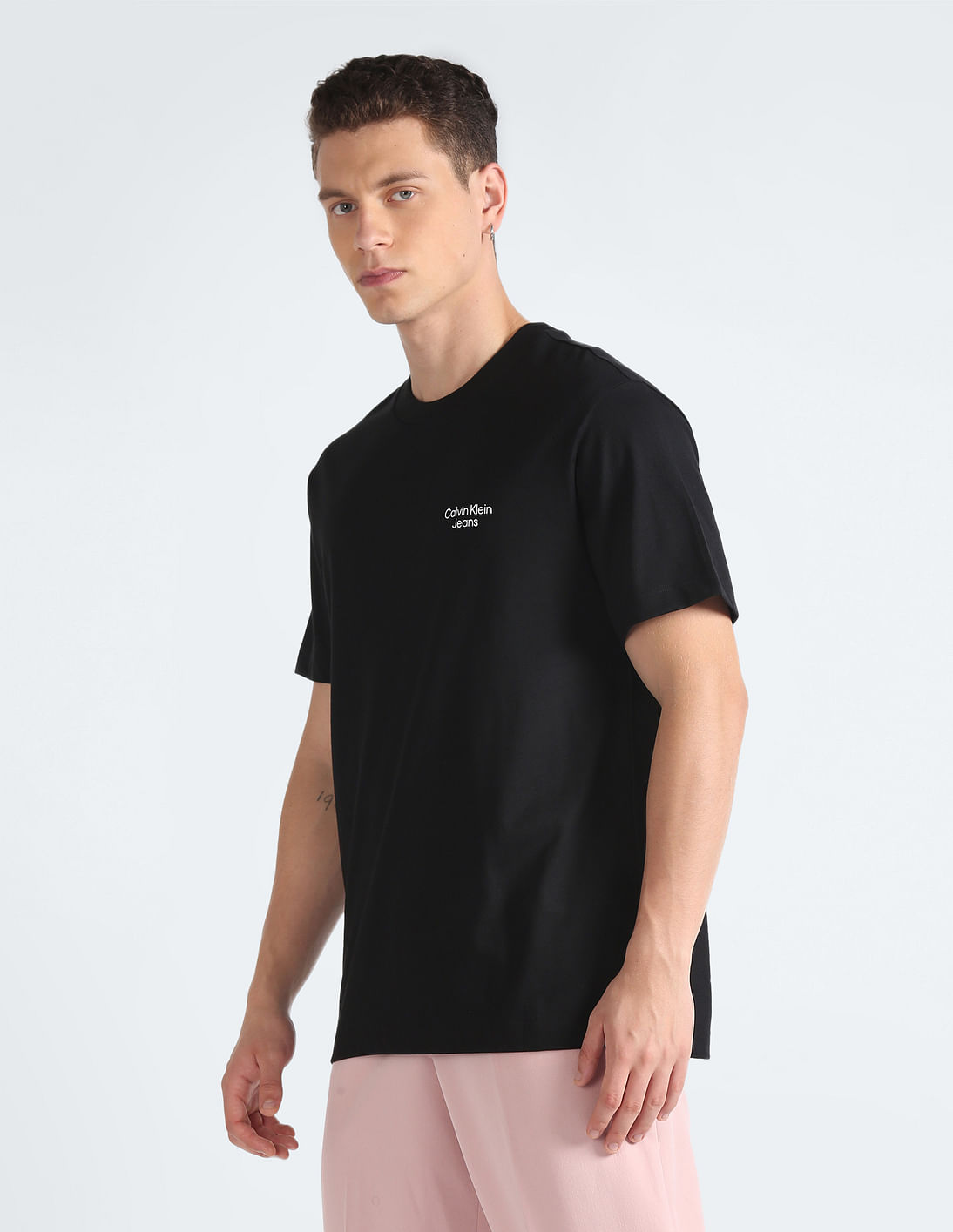 Buy Calvin Klein Organic Cotton Rear Logo T Shirt NNNOW