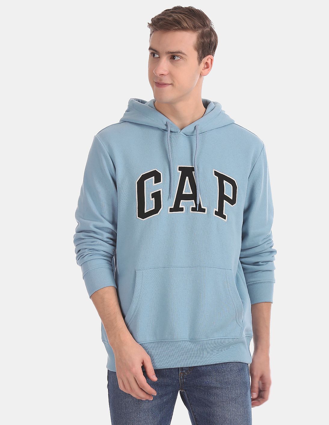 light blue gap hoodie
