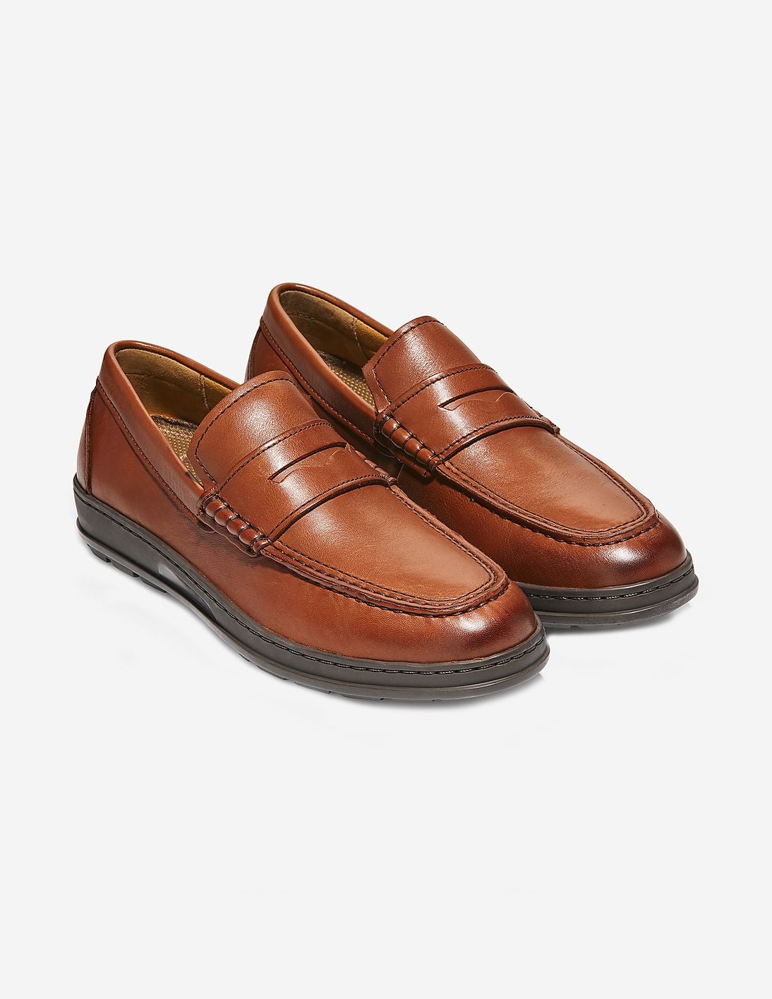 Buy Cole Haan Men Brown Hamlin Traveler Penny Loafer - NNNOW.com