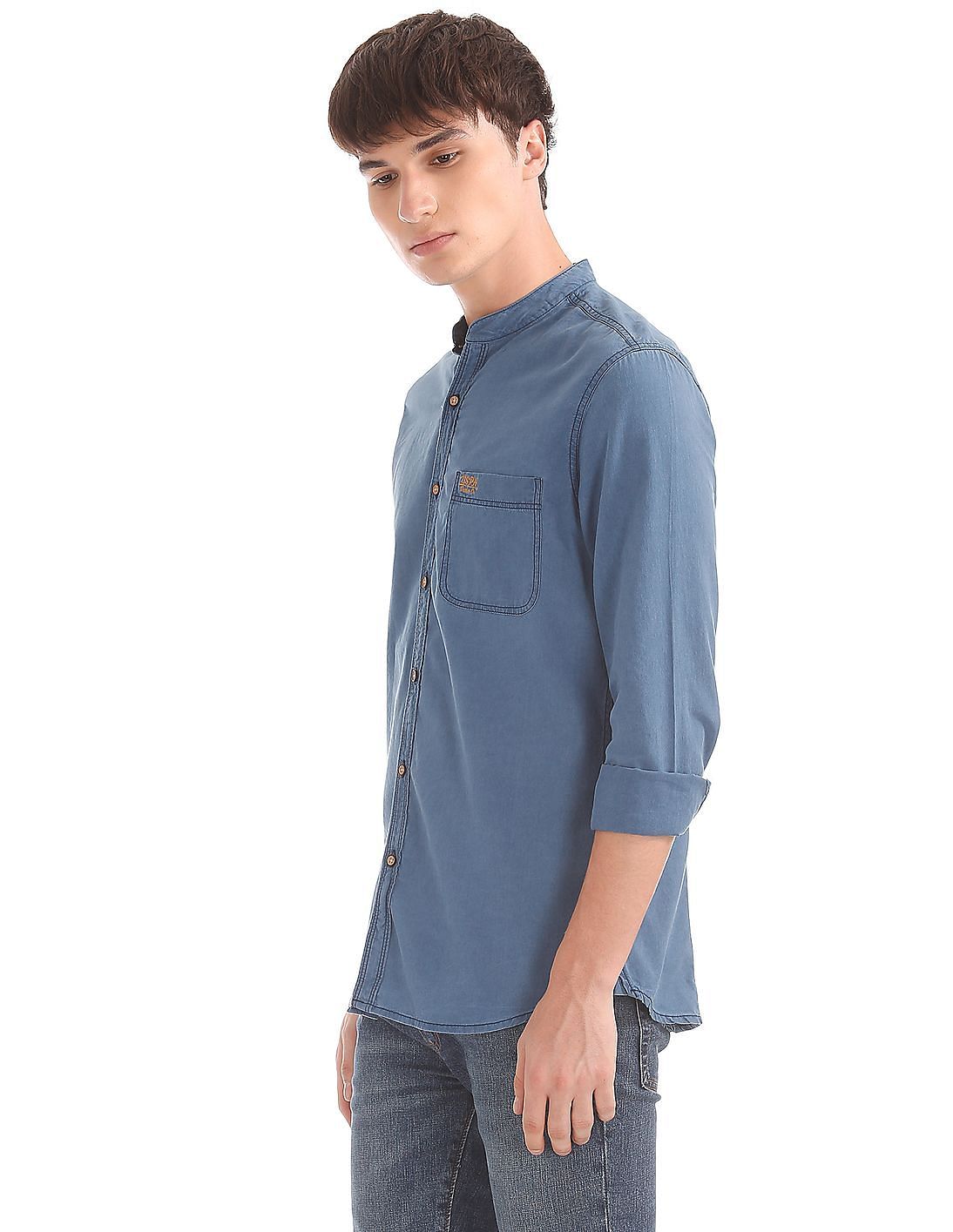 us polo chinese collar shirts