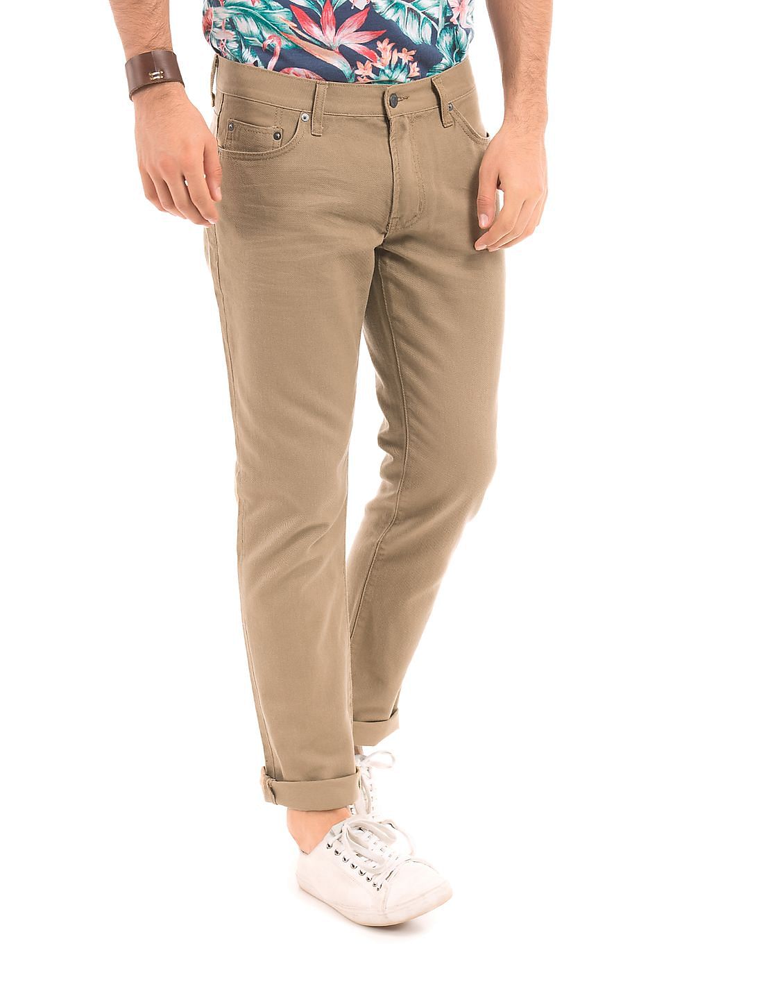 Buy Aeropostale Men Skinny Fit Wrinkled Jeans - NNNOW.com