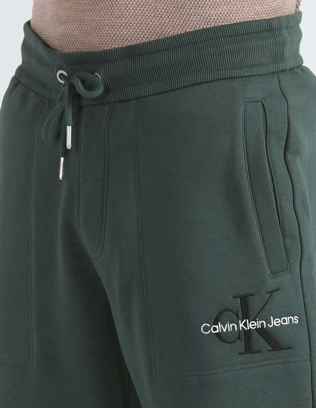 Buy Calvin Klein Mid Rise Solid Joggers - NNNOW.com