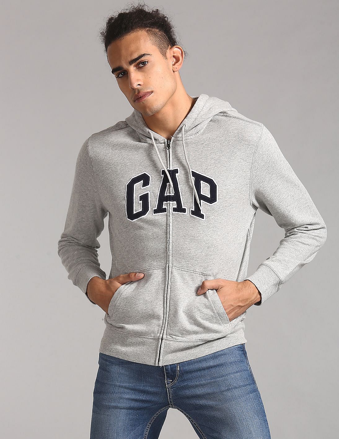 Gap zip up best sale sweater