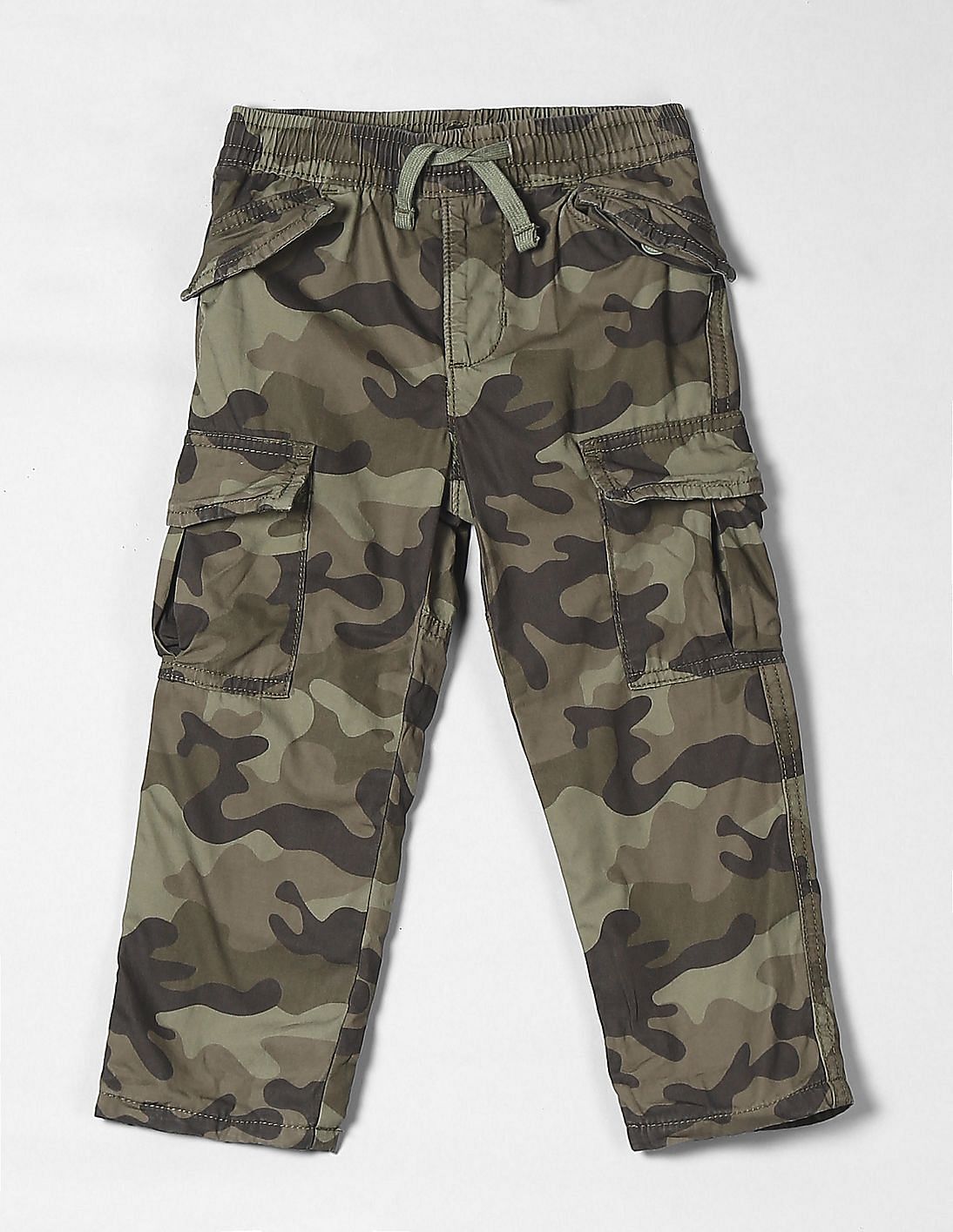Buy GAP Boys Green Lined Cargo Pants - NNNOW.com