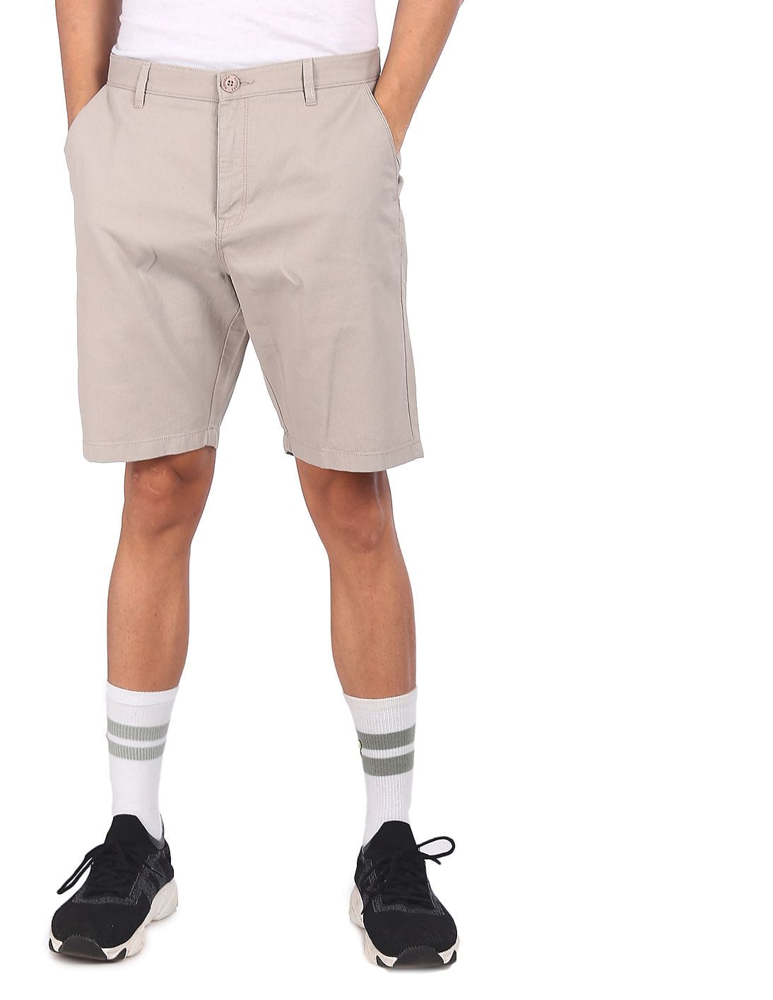 Buy Ruggers Men Grey Mid Rise Solid 