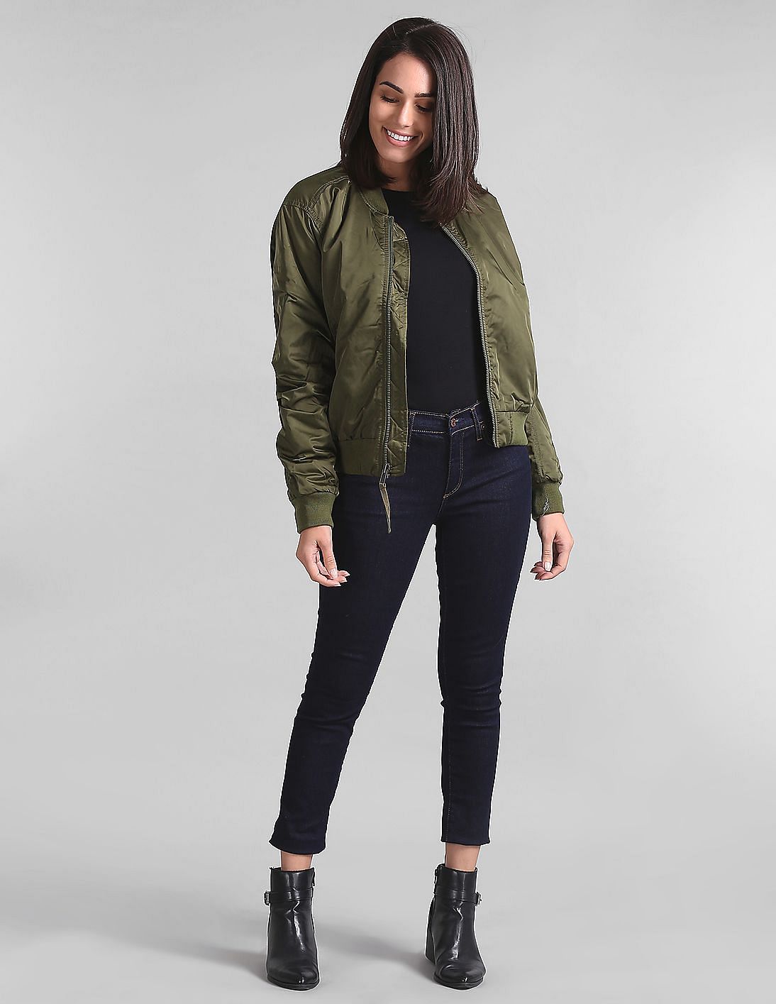 Gap bomber jacket clearance womens