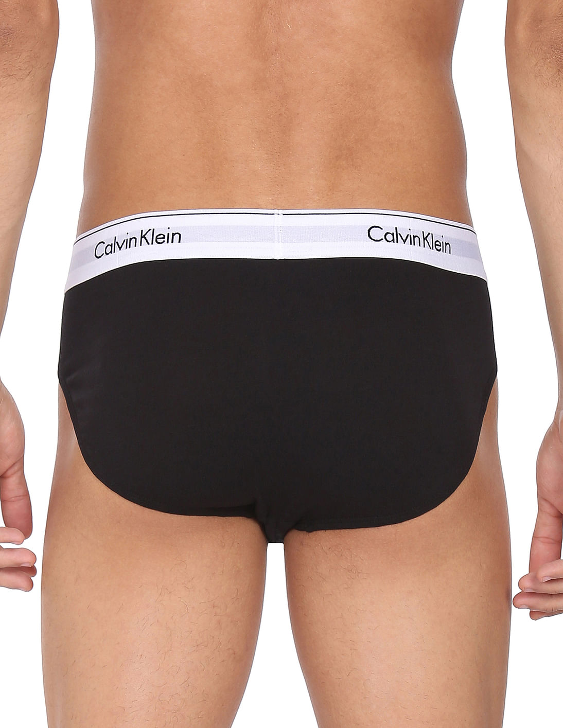 Buy Calvin Klein Underwear Men Black Contrast Elasticized Waist 
