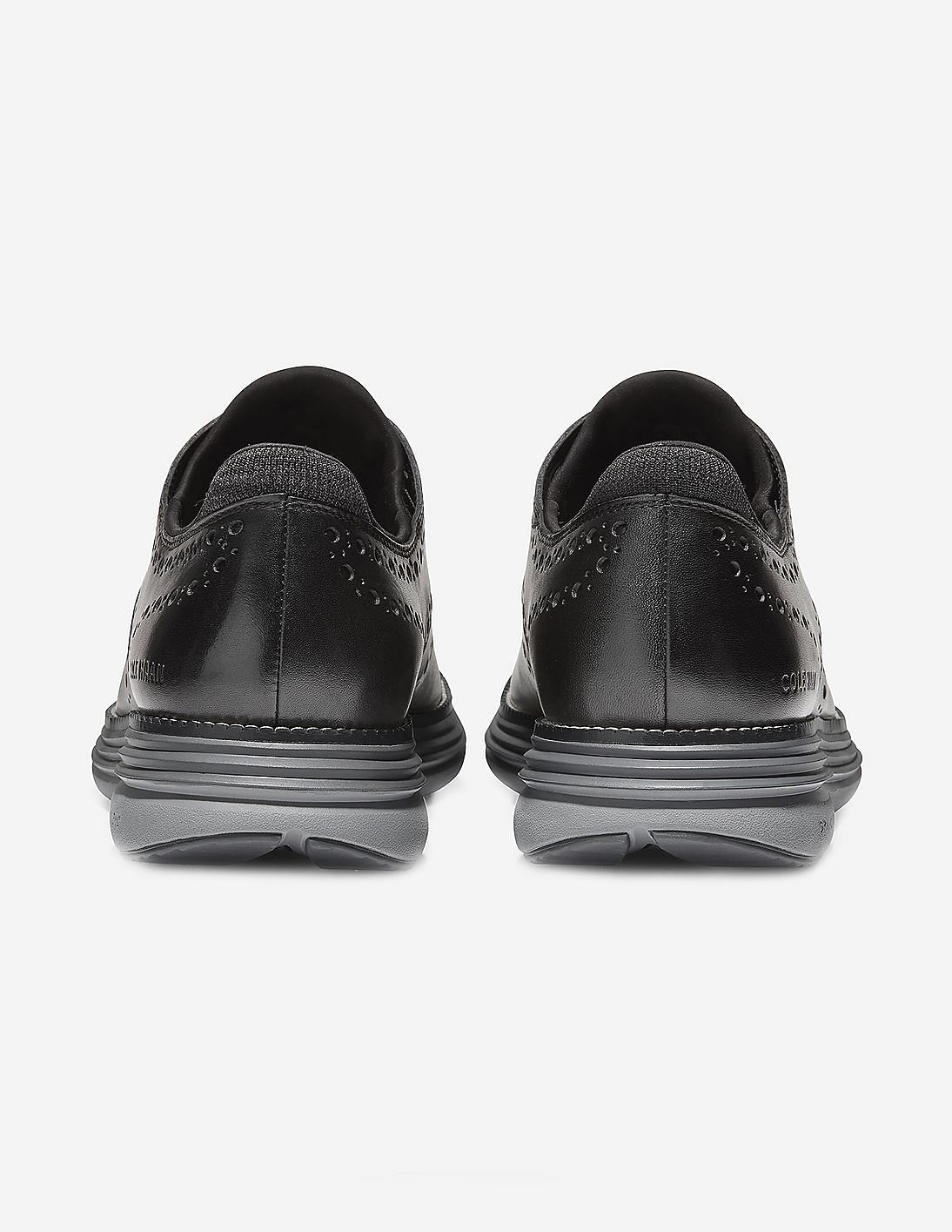 Buy Cole Haan Men Black ØriginalGrand Ultra Wingtip Oxford