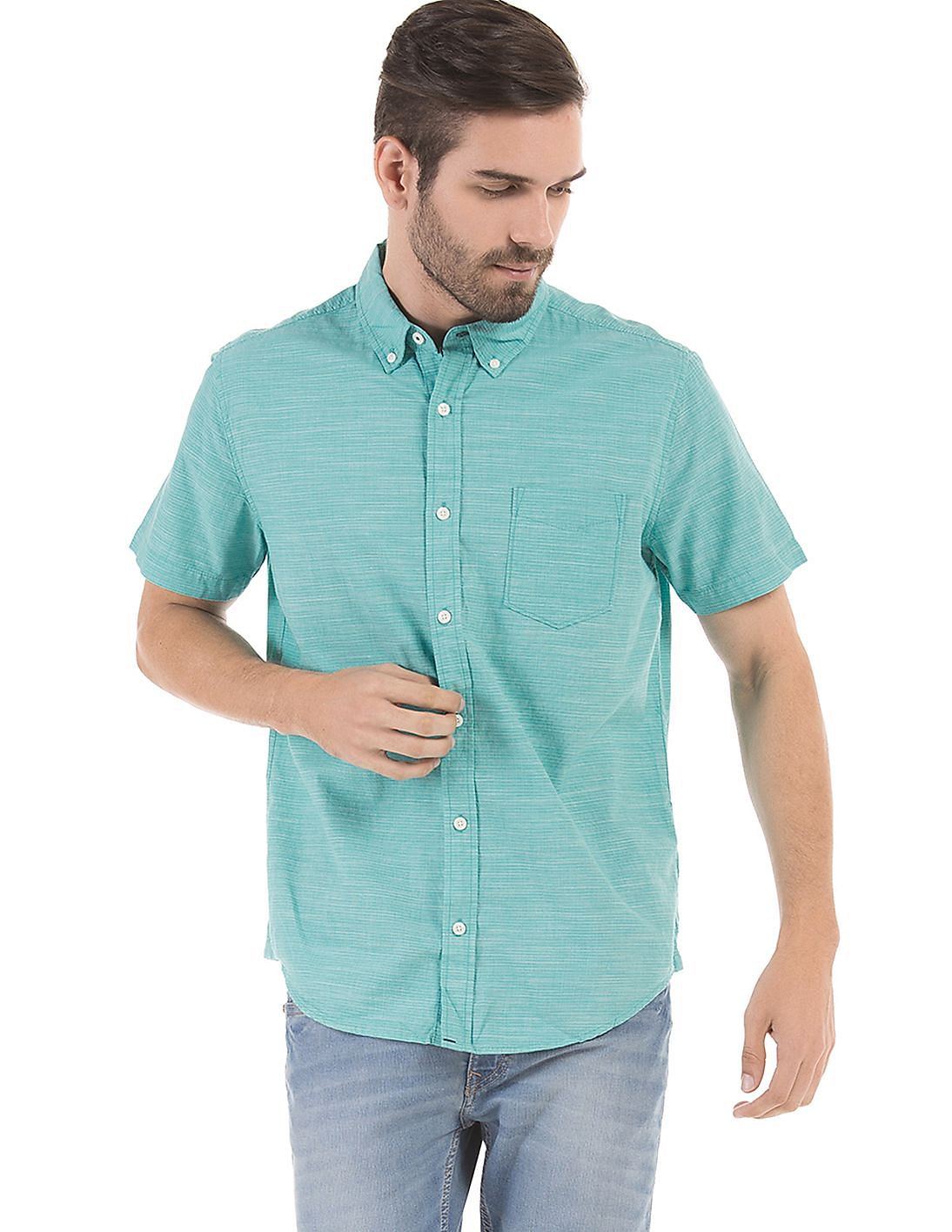 Buy Aeropostale Button Down Short Sleeve Shirt - NNNOW.com