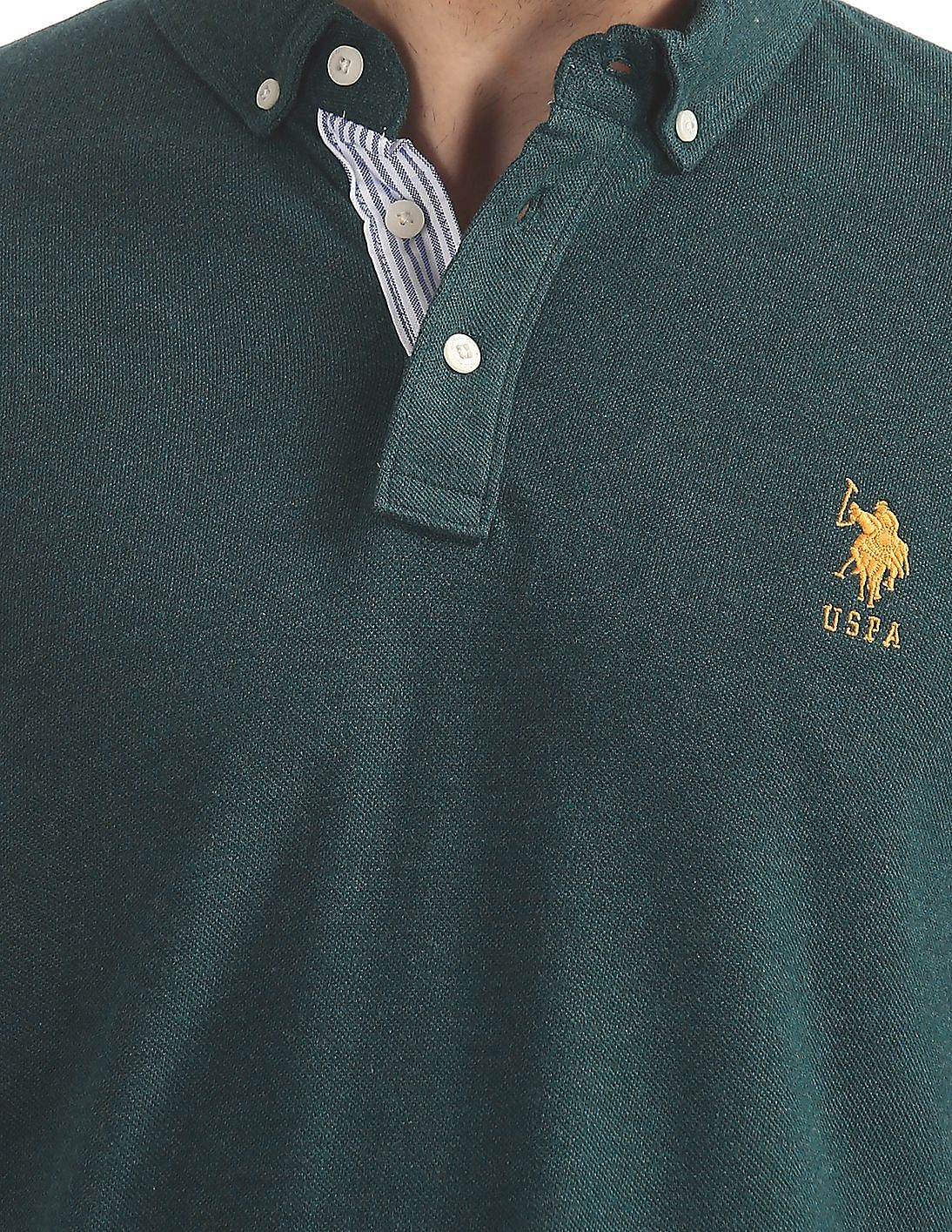 polo collar full sleeves