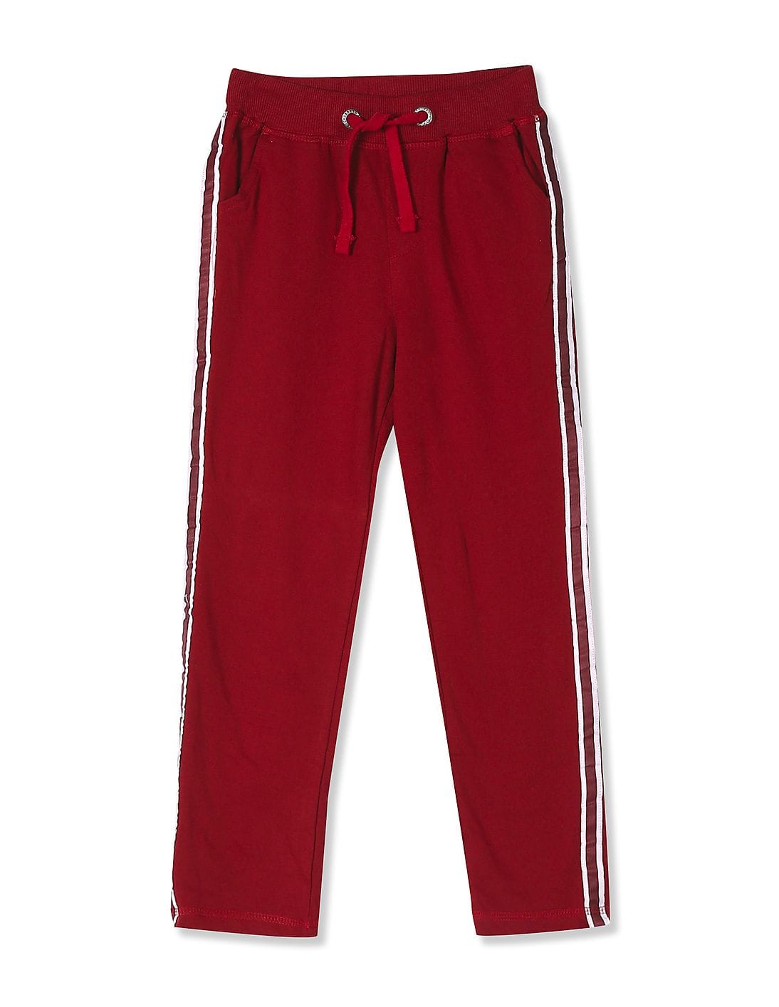 Buy Cherokee Red Boys Striped Tape Knit Track Pants