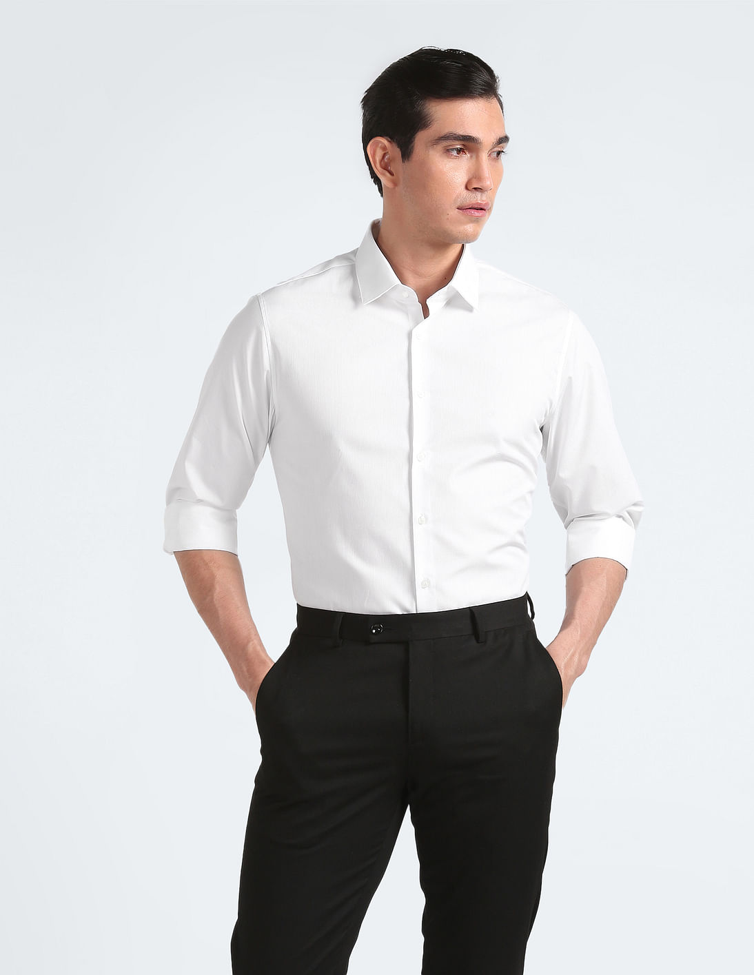 Buy Calvin Klein Structure Slim Fit Shirt - NNNOW.com