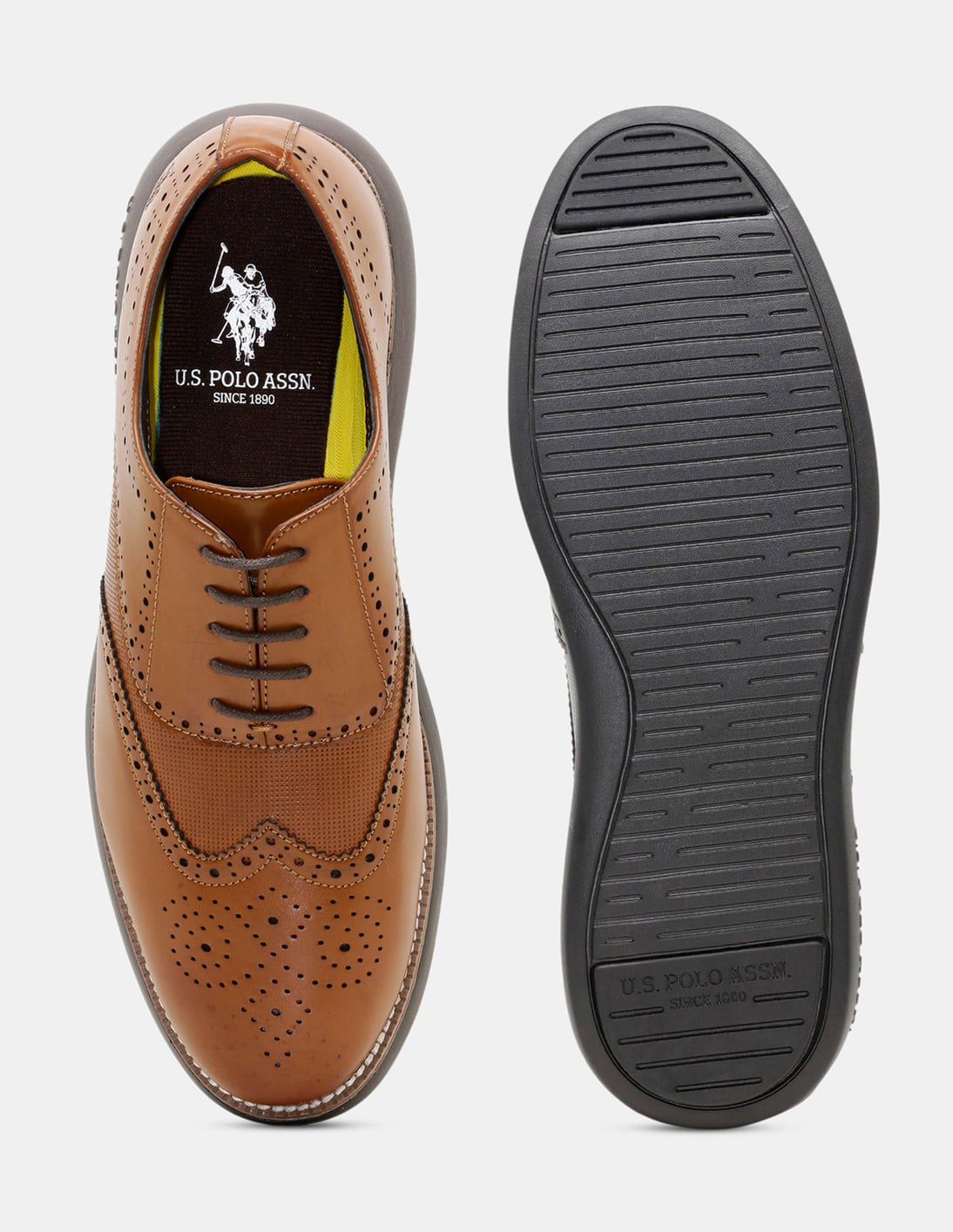Buy U.S. Polo Assn. Round Toe Wingtip Marco 2.0 Brogues  display picture 3