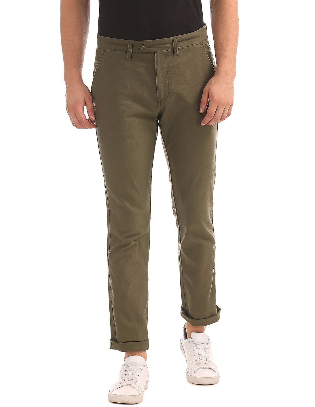 Ruggers Urban Slim Fit Cotton Trousers 