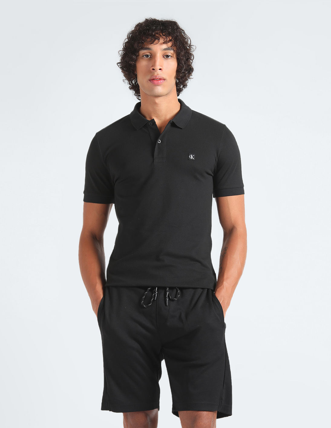 Buy Calvin Klein Slim Fit Logo Polo Shirt - NNNOW.com
