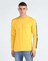 Flying Machine Crew Neck Brand Tape Sweatshirt
