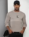 Calvin Klein Monogram Colour Block Sweater