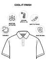 AD by Arvind Heathered COOL-IT Real Deal Polo Shirt