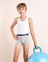 USPA Innerwear Boys Mid Rise Cotton Spandex Trunks - Pack Of 5