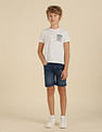 U.S. Polo Assn. Kids Boys Brand Printed Regular Fit T-Shirt