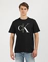 Calvin Klein Jeans Text Monogram Crew Neck T-Shirt