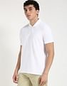 Calvin Klein Jeans Solid Regular-Fit Cotton Polo T-Shirt