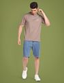 Flying Machine Solid Oversized T-Shirt