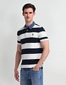U.S. Polo Assn. Denim Co. Horizontal Striped Slim Fit Polo Shirt