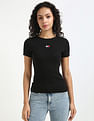 Tommy Hilfiger Solid Slim-Fit Cotton T-Shirt