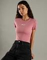 Tommy Hilfiger Logo Slim Fit Cotton T-Shirt