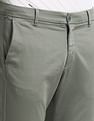 U.S. Polo Assn. Slim Straight Fit Solid Trousers