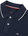Arrow Sports Tipped Collar Solid Cotton Polo Shirt