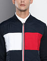 Tommy Hilfiger Mix Media Bomber Jacket