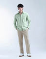 Flying Machine Solid Regular Fit Shirt