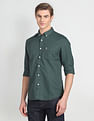 U.S. Polo Assn. Denim Co. Solid Linen Cotton Shirt