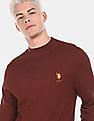 U.S. Polo Assn. High Neck Solid Sweater