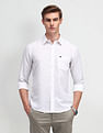Arrow Sport Solid Manhattan Slim Fit Shirt