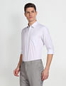 Arrow Self Design Manhattan Slim Fit Shirt