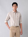 U.S. Polo Assn. Denim Co. Vertical Striped Pure Cotton Shirt