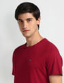 Arrow Sports Solid Cotton T-Shirt