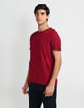 Arrow Sports Solid Cotton T-Shirt