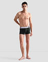 USPA Innerwear Mid Rise Cotton I641 Trunks - Pack Of 2