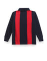U.S. Polo Assn. Kids Boys Long Sleeve Vertical Stripe Polo Shirt