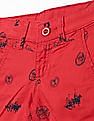 U.S. Polo Assn. Kids Mid Rise Brand Print Shorts